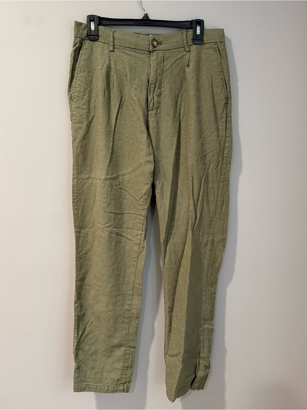 Men's Old Navy Green Linen Pants